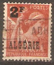 Algeria 1946 2f on 1f.50 Red-brown. SG253.